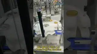 Turntable Dust Proof Cover Press Capping Machine, Auto Snap On Capper Machine #cappingmachine