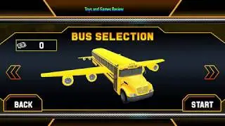 Flying School Bus Simulator 3D - Best Android Gameplay HD 2017