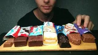 ASMR Kinder Milka Oreo Mukbang Eating