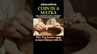 DID ANCIENT INDIA PURIFYWATER WITH COINS? #ancientindia #indianhistory #coin #ai #shorts