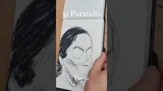 Day 12: Portrait Study in my A5 Sketchbook ✍️