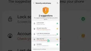 How To Enable App Protection Security on Samsung Galaxy #samsunggalaxy #androidsettings #how