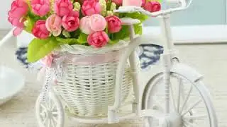 Vase Flowers Basket Artificial Flower