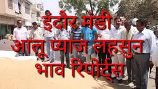 indor mandi today's potato, onion and garlic Price reports || garlic reports Price down everyday ||