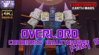Overlord- Combiners Walkthrough Episode 5- Transformers Earth Wars- TFEW 4K UHD #tfew #overlord