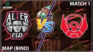 BIGETRON ASTRO VS ALTER EGO - VALORANT CHALLENGERS INDONESIA STAGE 1 WEEK 3 (MATCH 1)