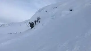 Boulder Creek drainage avalanche accident site
