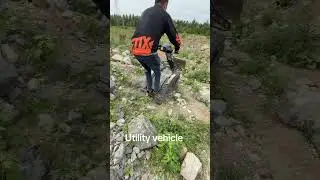 New Plow Attachment on the DTV Shredder! #atv #allterrain #offroad #construction #farming #viral