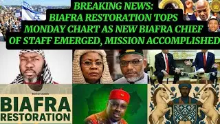 BREAKING NEWS: BIAFRA RESTORATION TAKES CENTER STAGE AS NEW BIAFRA CHIEF OF STAFF RESUME DUTY😱GLORY👇