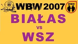 Białas 🆚 WSZ 🎤 WBW 2007 el. 2 (freestyle rap battle) P&oacute;łfinał