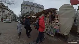 morning walk in a small and beautiful town in Zakopane Poland