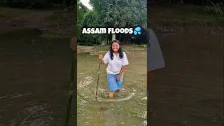 How People live here in Flood🤯#assamfloods #northeastindia #assamflood