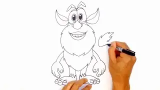 Booba - How To Draw Booba ✏ - Cartoon for kids Kedoo ToonsTV