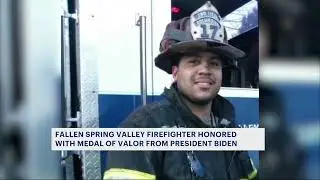 Spring Valley firefighter Jared Lloyd posthumously receives presidential medal of valor