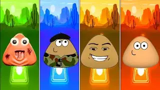Pou Exe 🆚 Pou Animation 🆚 Pou song 🆚 Pou Horror Coffin Dance Team Tiles Hop Game 🎶 ?