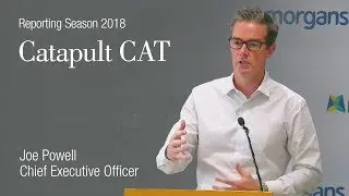 Reporting Season August 2018: Catapult (ASX: CAT): Joe Powell, Chief Executive Officer #asx