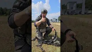 Shooters belt setup for Czech Combat shooting competition