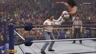 WWE 2K25 - Тито Сантана против Бруклинского Бойца | Борцовский поединок