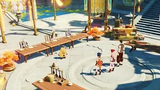 Moonlight Merriment Event Cutscene  Part 2「 JP Dub / ENG Sub 」| Moonchase Festival Genshin Impact