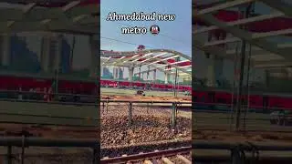 Ahmedabad Gujarat new metro station 🚉 kam joro shoro se chalu hai
