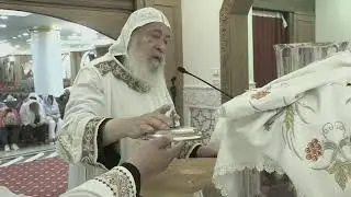 القداس الالهي من دير الشهيد العظيم مارجرجس بقنا يرأس الصلاه الانبا شاروبيم مطران قنا