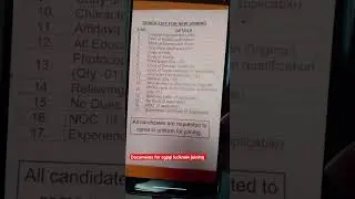 documents during joining of nursing officer sgpgi lucknow #ytvideo#ytshorts#viral#aiims#bhu#norcet#