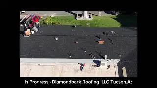 Diamondback Roofing LLC Tucson Az flyover progression video. 