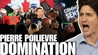 Justin Trudeau CROWDS are really LOW ENERGY compared to Pierre Poilievre