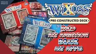 WIXOSS TCG | WX24-D2/D3 - PRE-CONSTRUCTED DECK -RED ALT AMBITION/BLUE ALT APPLI-