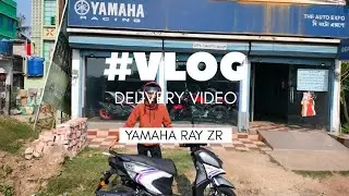 MY NEW SCOOTY DELIVERY VLOG || YAMAHA RAY ZR || NEW VLOG 🏍️