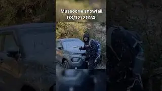 Mussoorie snowfall 2025￼