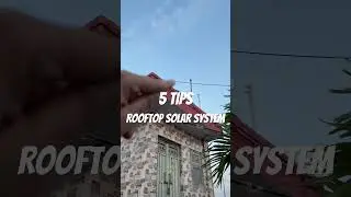 5 Most important Tips For Solar Rooftop System Installation 🌞🔩🧱#shorts