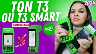 TON T3 X TON T3 SMART - MAQUININHA TON T3 OU MAQUININHA TON T3 SMART