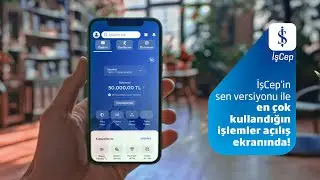 İşCep'in sen versiyonu ile en &ccedil;ok kullandığın işlemler a&ccedil;ılış ekranında!