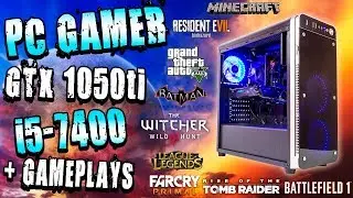 PC GAMER i5 7400 - GTX 1050TI G1 GAMING - SSD 240GB UV400 - EW MIRROR + GAMEPLAYS | TIMELAPSE
