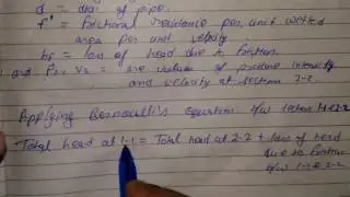 Friction loss in pipe,friction factor,part-5,unit-6,Fm