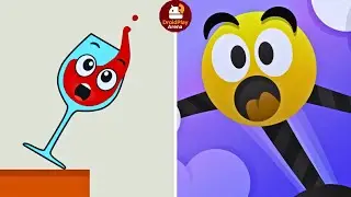 Stretch Guy V's Spill It || Droid Play Arena || Mobile Puzzle Challenge || #345