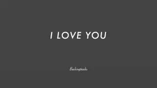 I LOVE YOU chord progression - Jazz Backing Track Play Along
