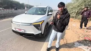 Mahindra 7Seater Ev XEV 9S Suspension Test #suspensiontest #mahindraxev9s #Xev9SElectriccar #viral