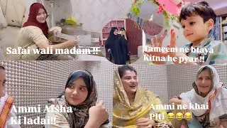 AMMI AFSHA KI HUI LADAI😳AMMI KA MOOD KHARAB!!AFSHA NE KI FLAT KI SAFAI!!GHAR AAI AAPI!!#youtube 