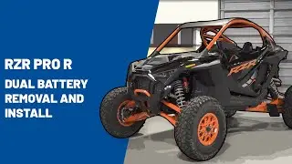 2022+ RZR Pro R | Снятие и установка двух аккумуляторов | Polaris RZR&reg;