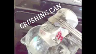 Air Pressure Can CRUSHER Experiment (How to crush a can with air pressure)