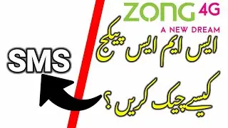 how to check SMS package on Zong Sim