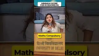 What&rsquo;s the Minimum Score required for Eco Hons at DU? #cuet #economics #du #cuet2025