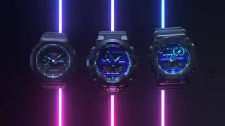 G-SHOCK Virtual World: GA2100VB, GA900VB, GA700VB