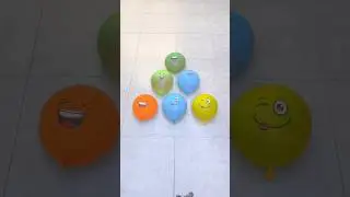 Multi Colour Balloons Pop #poppballons #asmr #satisfying