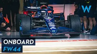 First Lap Onboard The FW44! | Silverstone Circuit | Williams Racing