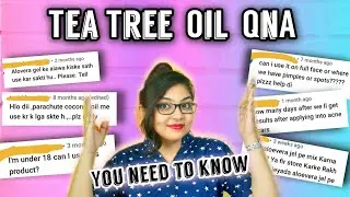 Tea Tree Oil QnA|How to use and benefits for acne pimple darkspot|How to remove pimple|ReestyleTips