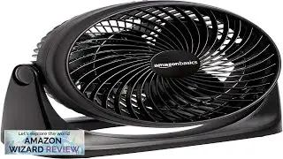 Amazon Basics 11-Inch Air Circulator Fan with 90-Degree Tilt Head and 3 Review