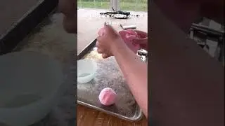 Making ice cream out of slime 🍦       I used @CompoundKings butter clouds slime